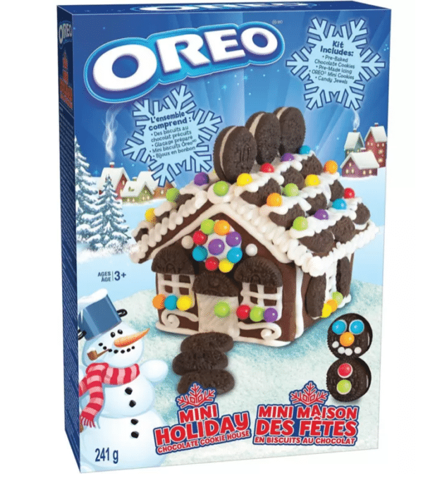 Mini Oreo Holiday Chocolate Cookie House