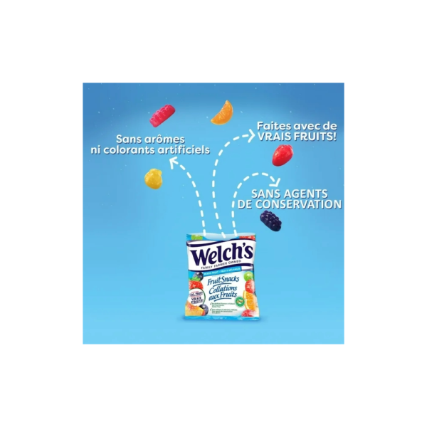 Welch's Gluten-Free Mixed Fruit Snacks Made with Natural Flavours - Image 3