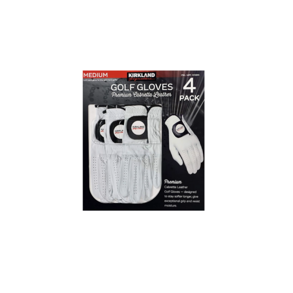 Kirkland Signature Cabretta Leather Golf Gloves 4-Pack - Image 3