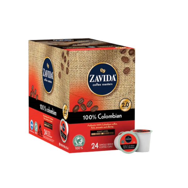 Zavida Single Serve Coffee Colombian, 96 Cups