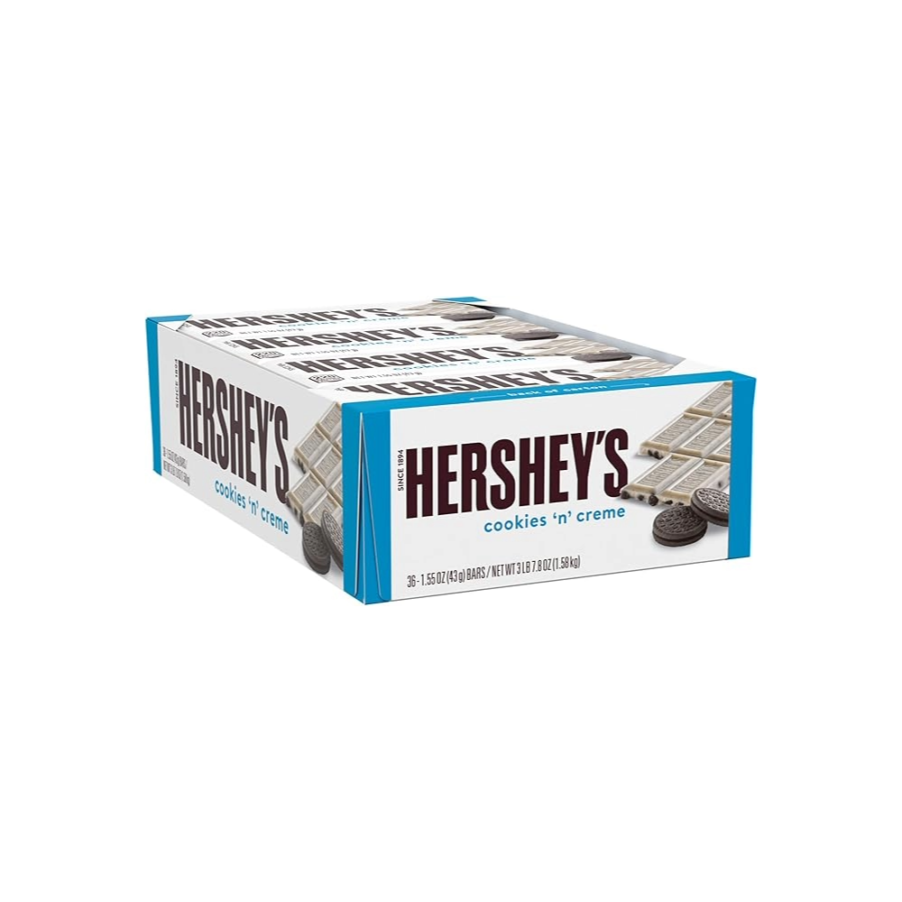 HERSHEY'S Chocolate Candy Bars, Cookies 'N' Crime, White creme with chocolate - Image 4