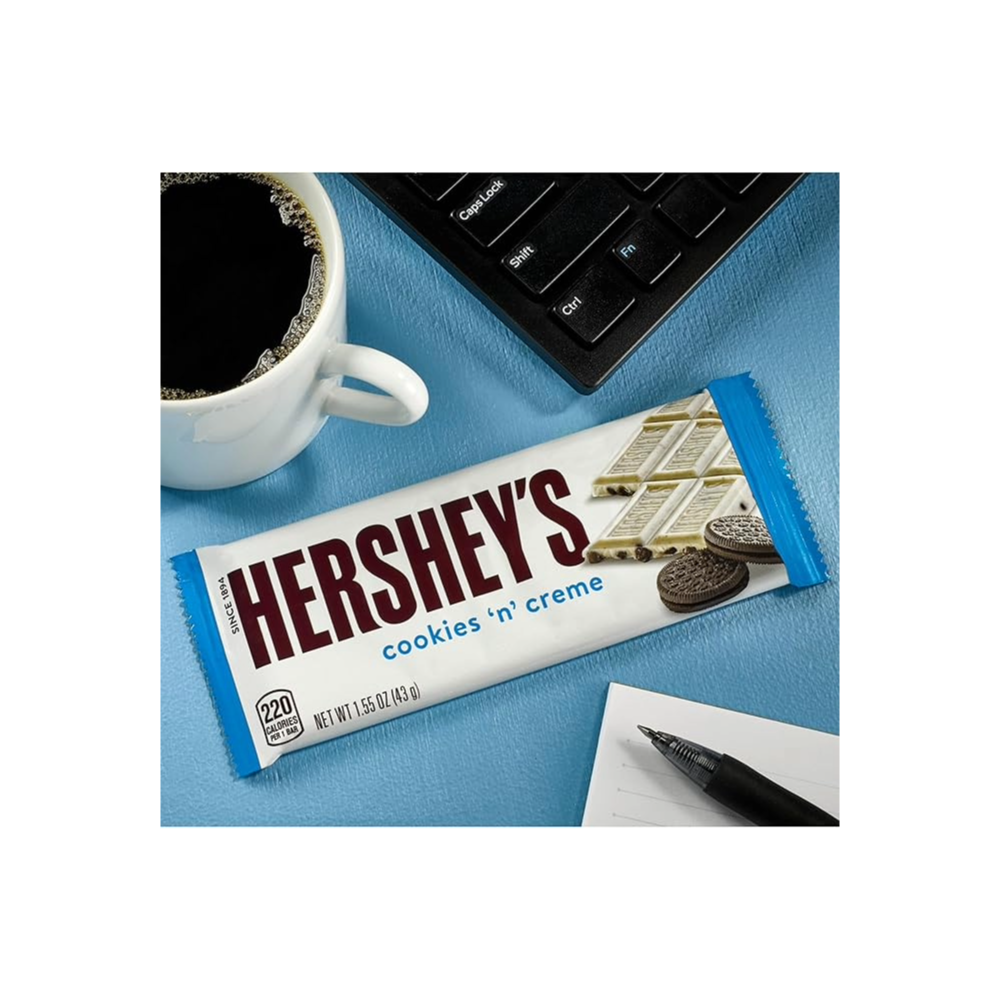 HERSHEY'S Chocolate Candy Bars, Cookies 'N' Crime, White creme with chocolate - Image 5