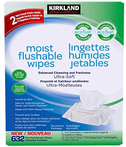 Kirkland Signature moist flushable wipes - Image 2