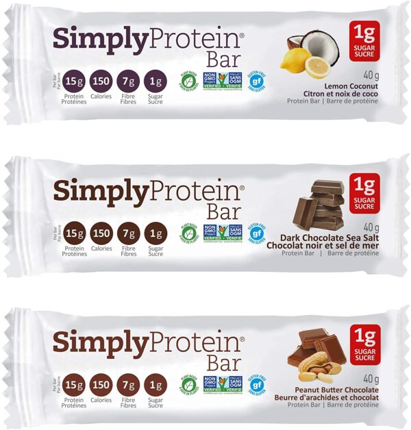 Wellness Foods Simply Protein Bar 15x40 Grams Net Wt 600 Grams