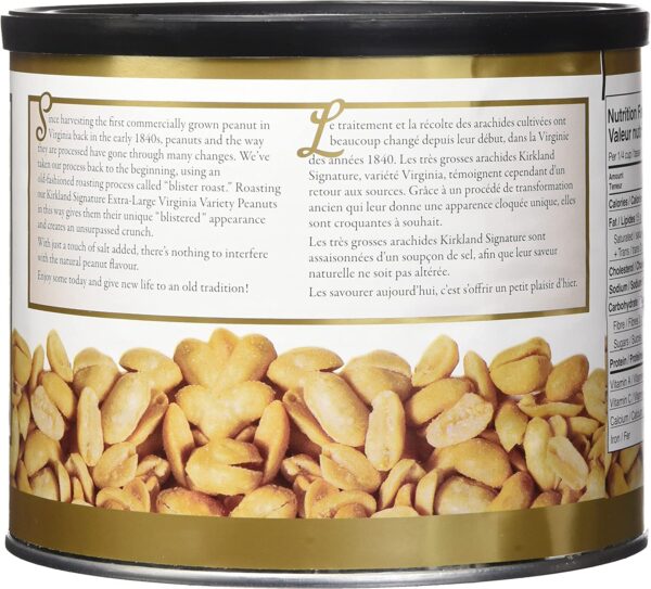 KIRKLAND SIGNATURE Extra Large Peanuts 1.13 Kg, 1.13 Kilogram - Image 3