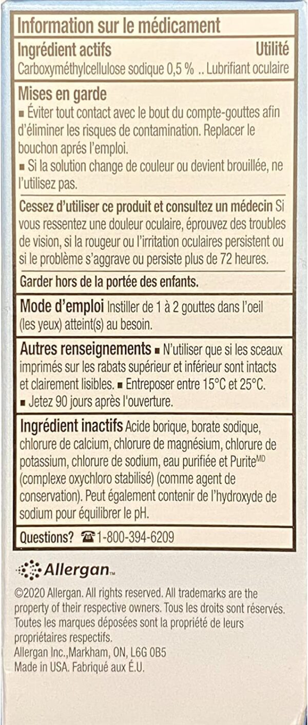 Refresh tears Lubricant Eye Drops (4X15)mililiter Plus (5)mililiter, 60 Milliliter - Image 3