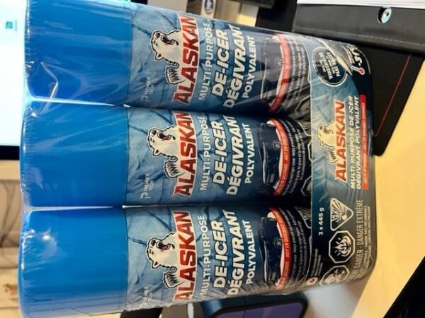 Alaskan Windshield De-Icer - 455g Spray Can (3 PACK)