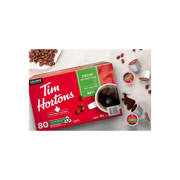 Tim Hortons Decaf Single Serve Coffee Cups, 80 Count - Image 3