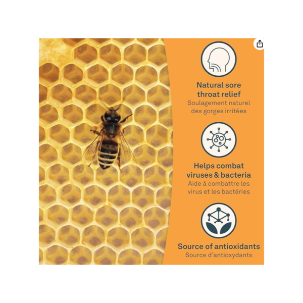 Organika Bee Propolis Liquid- Natural Immune Support, Sore Throat Relief, Antioxidant, Alcohol-Free- 100 ml - Image 5