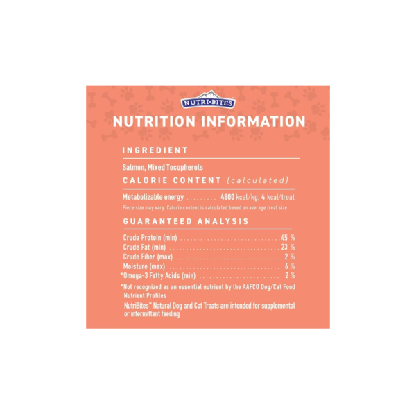 Nutri Bites - Freeze Dried Salmon Treats for Dogs and Cats, 14 OZ /400 g - Value Pack - Image 6