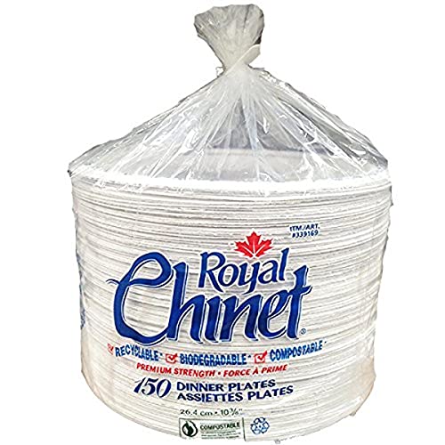 Royal Dinner Plates, 150 Pack You2Tec Inc