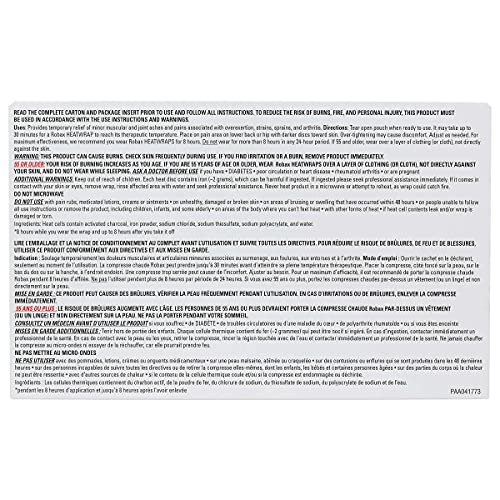 Robax Heat Wraps with Thema Care for Lower Back & Hip S-XL (6 Single Use Heat Wraps) 4.5 out of 5 stars 174 - Image 2