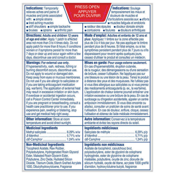 Salonpas Pain Relieving Patch - 140 Patches - Image 2