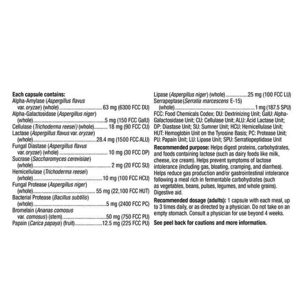 Webber Naturals Complete Digitive Enzymes - Image 2
