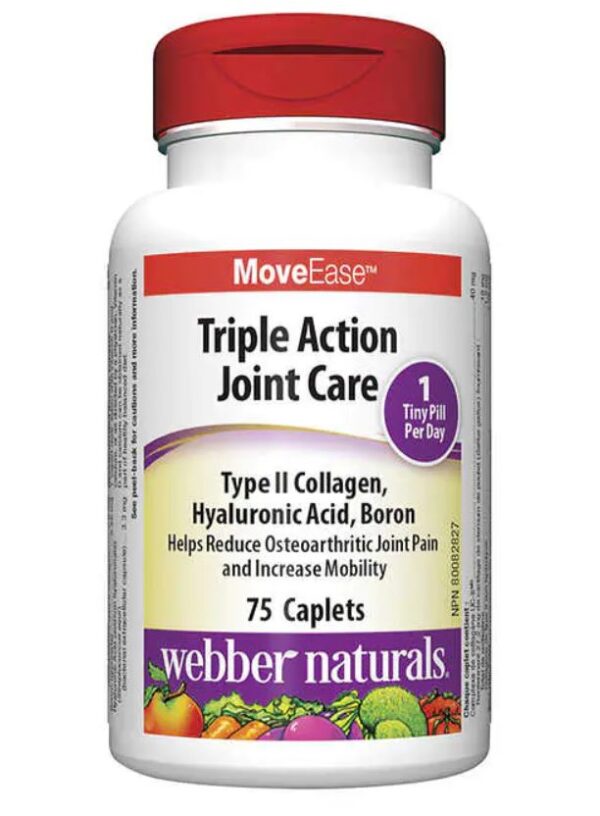 webber naturals Triple Action Joint Care - 75 caplets