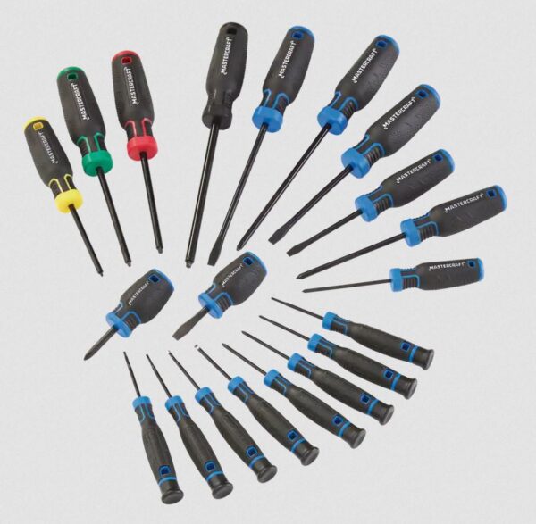 Mastercraft Screwdriver Set, 20-pc