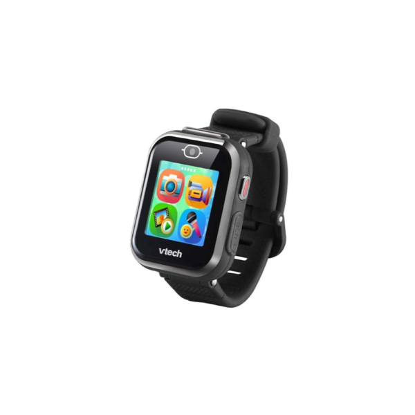 VTech KidiZoom Smartwatch DX3 with Dual Cameras, LED Light and Flash, Secure Watch Pairing, Photo & Video Effects, Games, Pedometer, Splashproof, Rechargeable Battery, Kids Age 4 and up (Black)