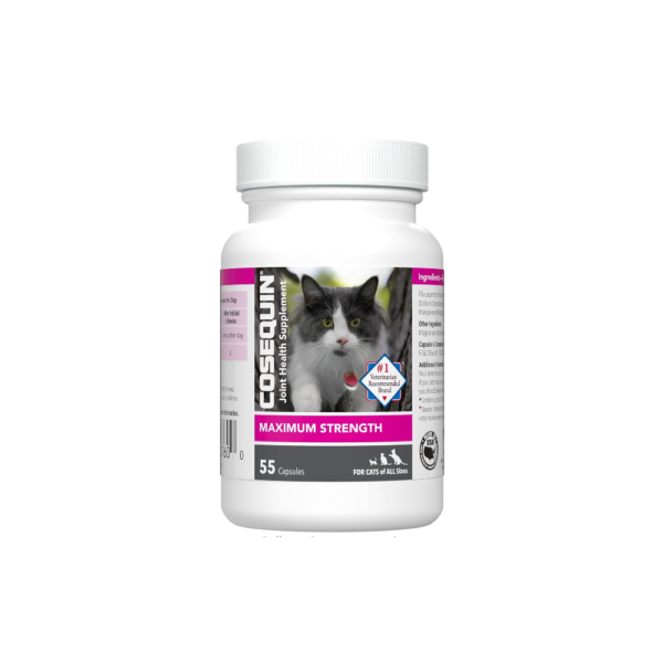 Nutramax Cosequin Joint Health Supplement for Cats - with Glucosamine and Chondroitin, 55 Capsules