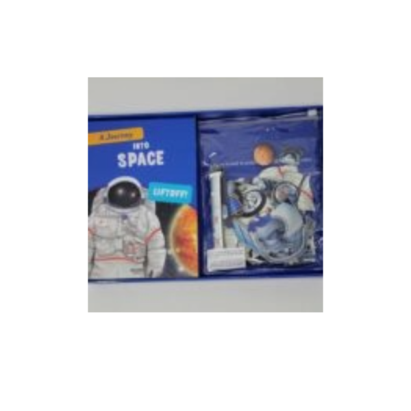 Documentary Book with A Magnetic Board & Magnets for Ages 7+ - Great for Learning & Education (Space)
