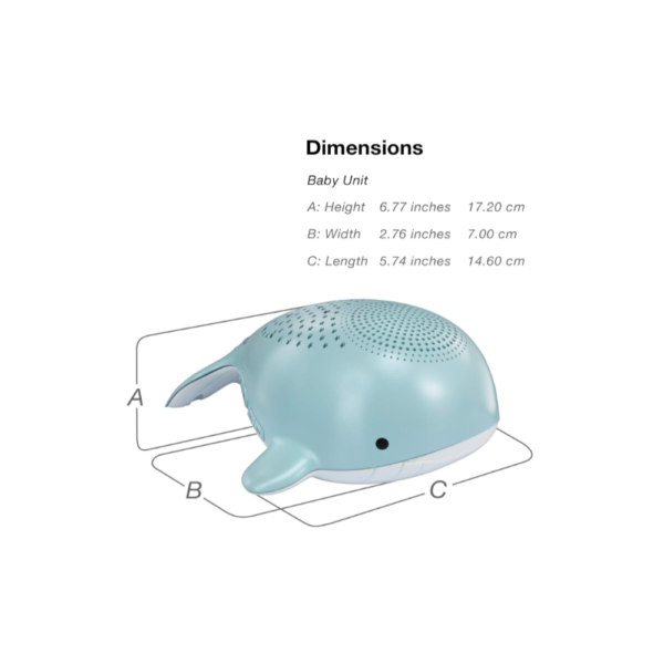 VTech BC8312 Wyatt the Whale Sleep Soother and White Noise Machine: Features 10 Stories, 10 Ambient Sounds, and 10 Soothing Melodies, along with a Glow-on-Ceiling Night Light. - Image 10