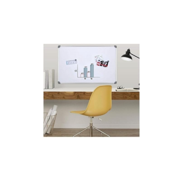 Quartet Whiteboard Kit with Dry Erase Surface, Includes 4 Markers, 6 Magnets, 1 Eraser, 20"W x 30"L - Image 2