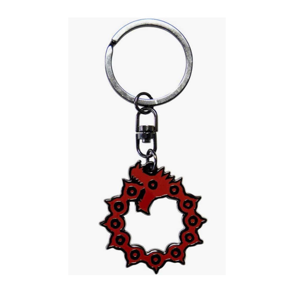 ABYSTYLE The Seven Deadly Sins Vinyl Bi-Fold Wallet and Metal Keychain Set – Includes a Money and Credit Card Holder, Anime Manga Accessories, Black, Regular Size, Minimalist Design - Image 2