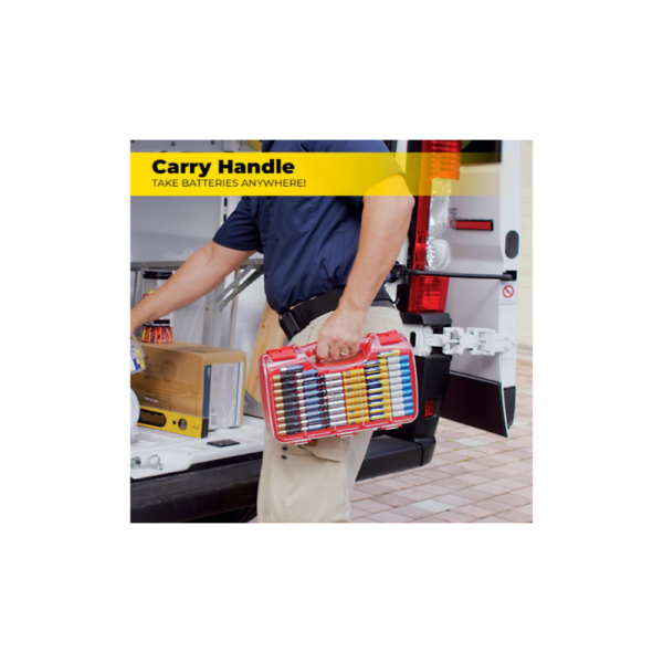Ontel Battery Daddy 180: Battery Organizer, Storage, and Tester (1 Count, As Seen on TV) - Image 4