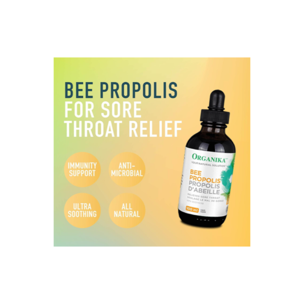 Organika Bee Propolis Liquid - 100 ml, Alcohol-Free Formula for Immune Support, Sore Throat Relief, and Antioxidant Benefits - Image 5