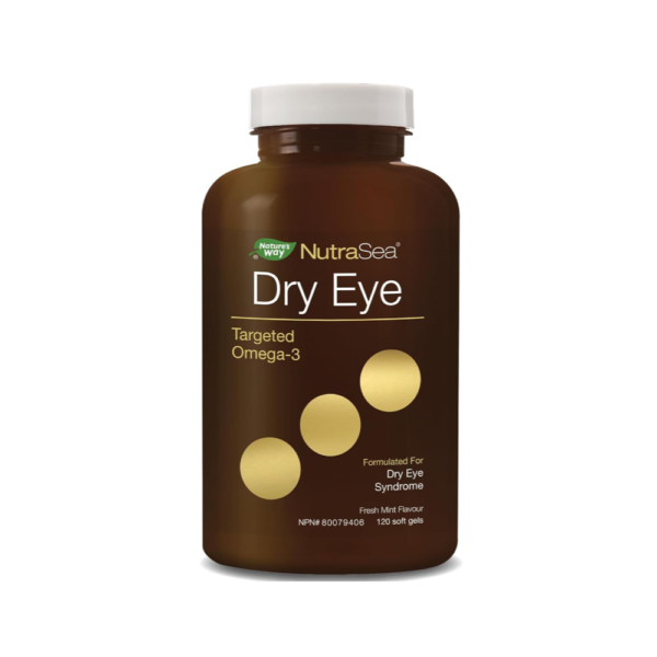 NutraSea Dry Eye Omega-3 Supplement 1500 mg EPA + DHA 120 Softgels