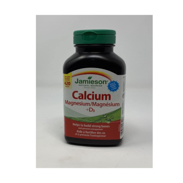 Jamieson: Bone Health Supplement, 365 Calcium Magnesium D3 Tablets.
