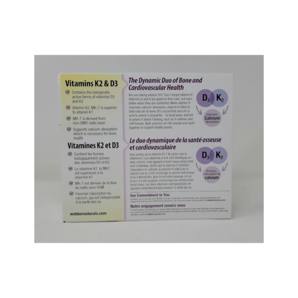 Vitamin K2 and D3: 220 Softgels for Immune Function - Image 4